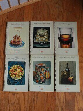 Vintage Set of Time Life 1968-70 "Foods of the World" Cookbooks